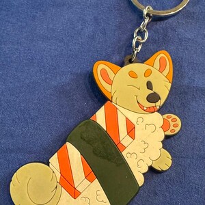 Brelok gumowy Sushi Shiba Inu