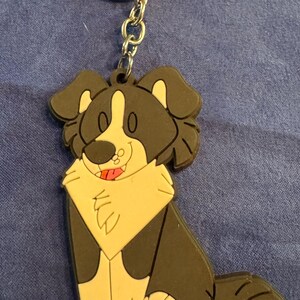 Brelok gumowy Border Collie
