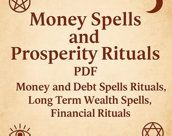 Money Spells & Prosperity Rituals: Wiccan Spellbook (printable PDF) - Etsy