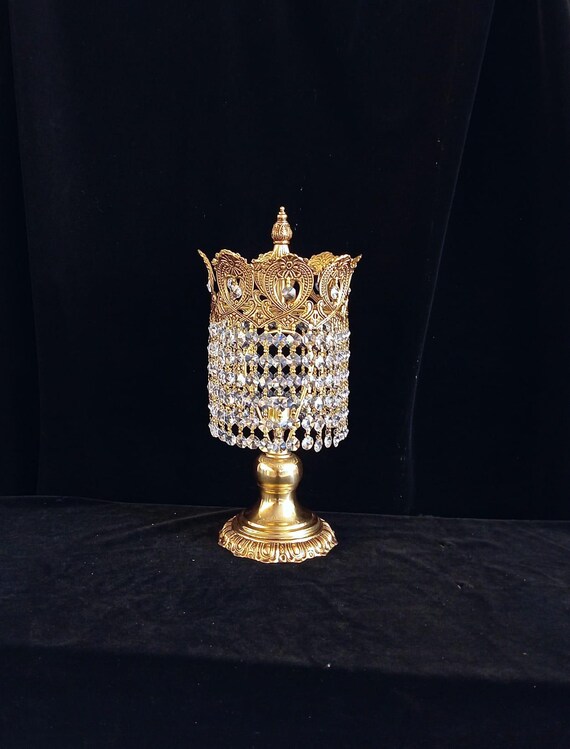 フレンチ クリスタル  シャンデリア テーブルランプ fu-collection】 オリジナル クリスタルテーブルランプ