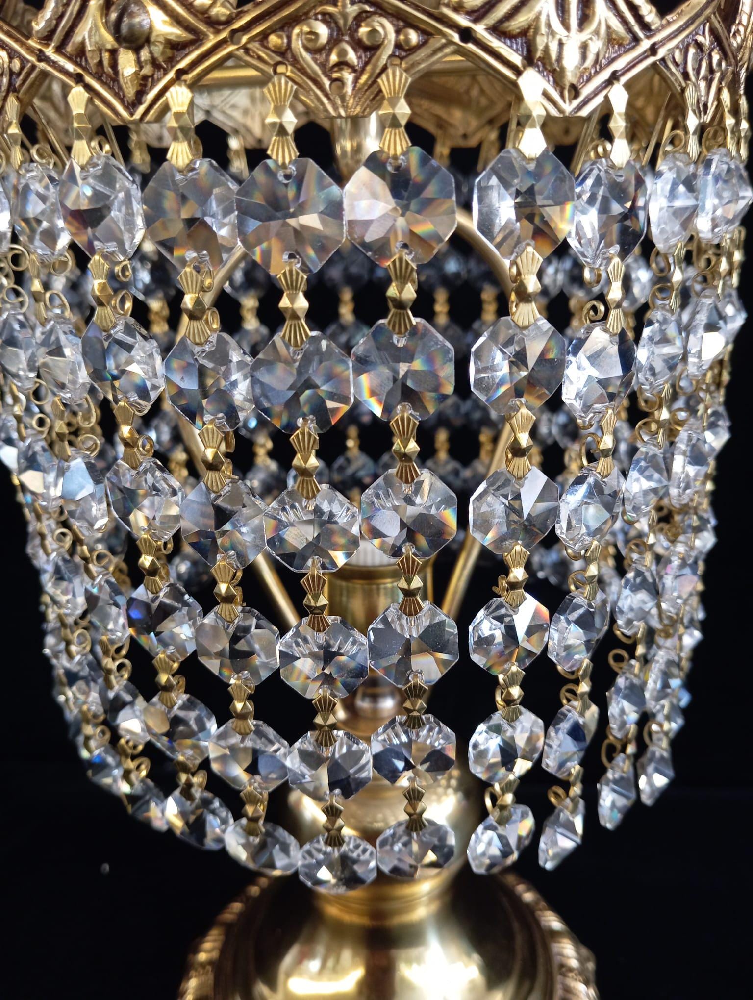 フレンチ クリスタル  シャンデリア テーブルランプ フレンチ クリスタル シャンデリア テーブルランプ