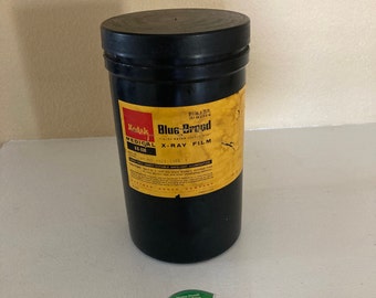 Very Rare Vintage - 1966 Plastic Medical X-Ray Film Canister Tank - Eastman Kodak Company - 10 in. Tall X 5 3/4 in. Diameter - Make an Offer