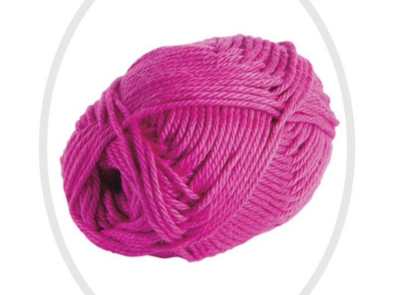 Hot Pink CottonModal Yarn Knit Picks Shine Worsted in Etsy