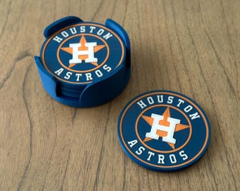 H-Town Baseball Coasters (4 coasters and 1 holder)