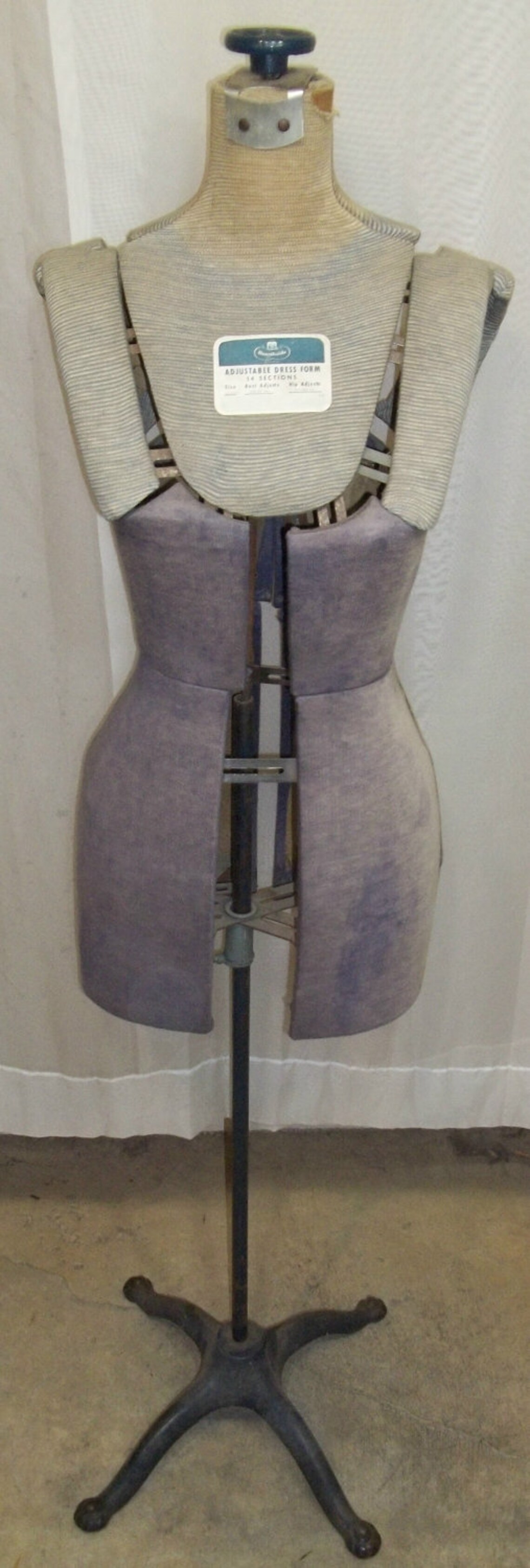 Antique Dress Form Mannequin Adjustable HEARTHSIDE Size Junior Etsy