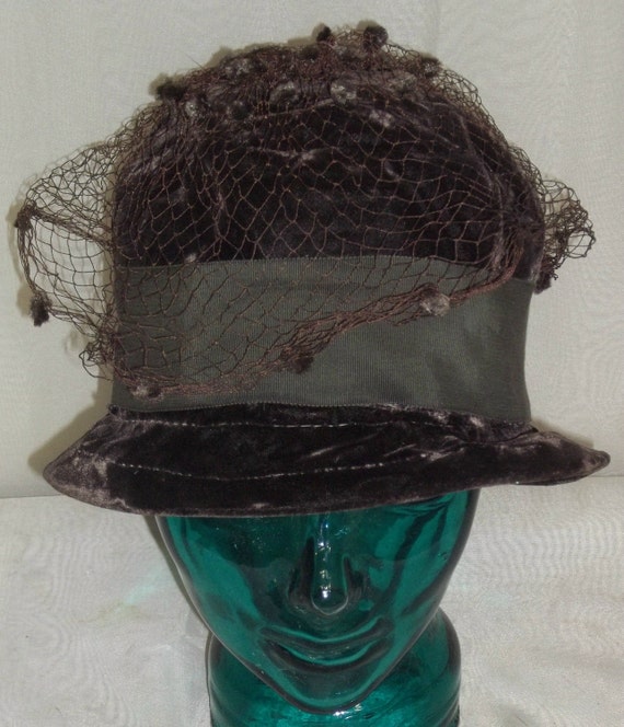 black velvet bucket hat