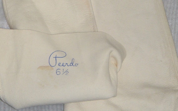 Vintage Peerdo Kidskin Kid Leather Opera Gloves 6… - image 2