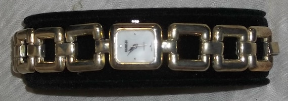Chunky silver shop watch