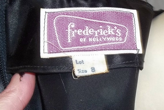 Vintage 1960's Frederick's of Hollywood Satin Coc… - image 5