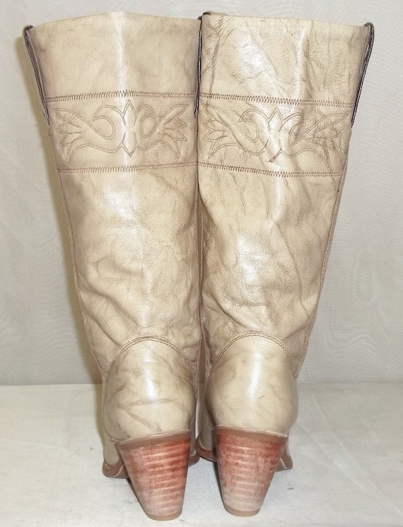 Vintage Capezio BOHO Marbled Leather Cowboy Weste… - image 4