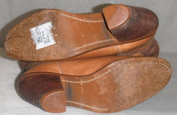 Vintage Tan Brown BOHO Leather Suede Cowboy Weste… - image 6