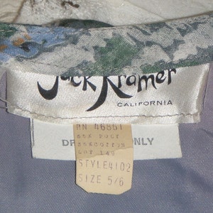 Vintage 1960's Jack Kramer Dress Empire Waist Size 5/6 Small - Etsy