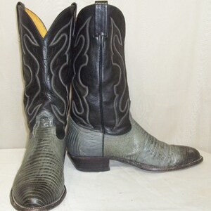 Vintage heren Rudel krokodil lederen Cowboy Western laarzen Vintage heren Rudel krokodil lederen Cowboy Western laarzen