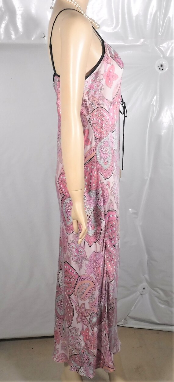 Vintage Silx by August Silk Pink Nightgown Nighti… - image 6