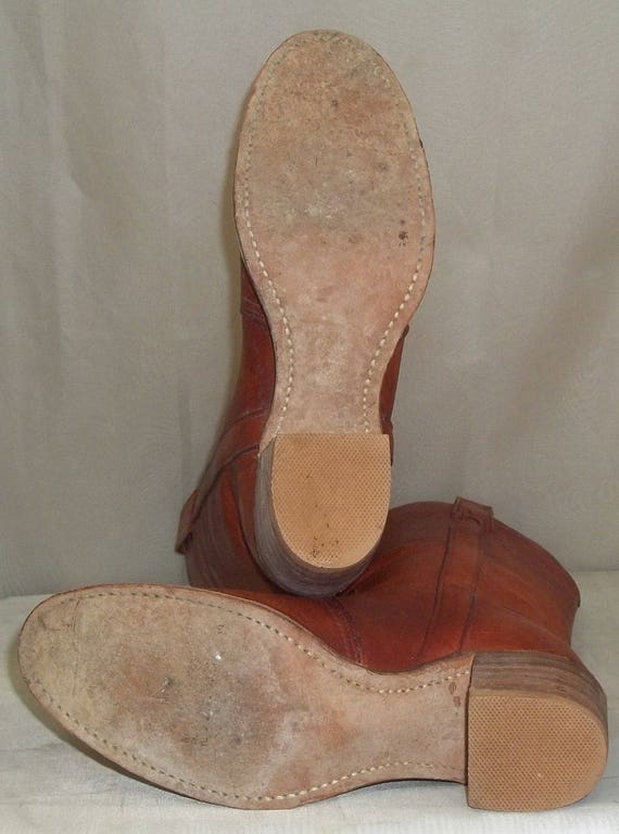 Vintage Miss Capezio BOHO Leather Cowboy Boots Wo… - image 4