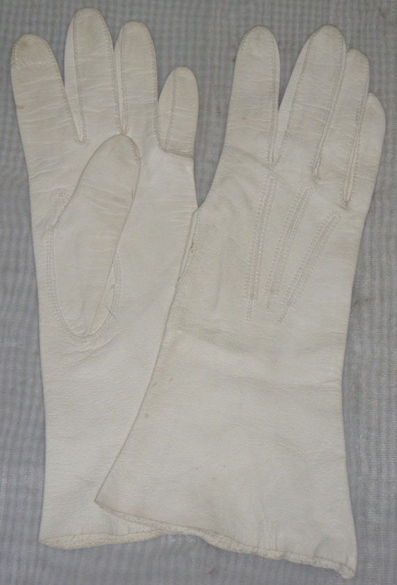 vintage washable kid gloves Gem