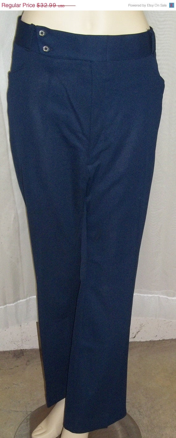 Vintage Mens Haggar Mod Retro Navy Blue Polyester Pants Slacks - Etsy