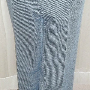 Vintage Mens Mod Retro Wave Polyester Pants Slacks 36 x 29 Flare
