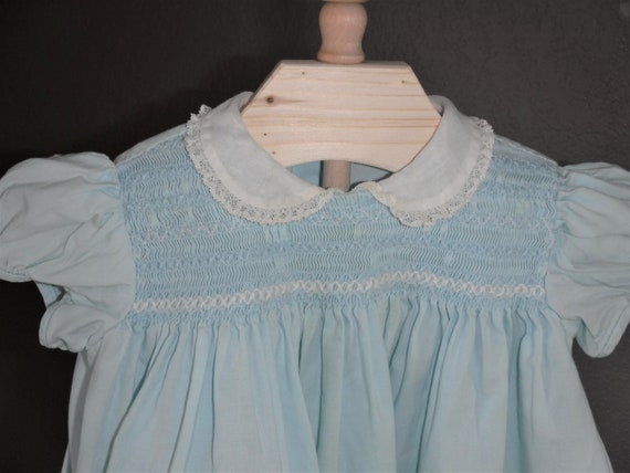 Vintage Nannette Baby Infant Toddler Girls Smocke… - image 1