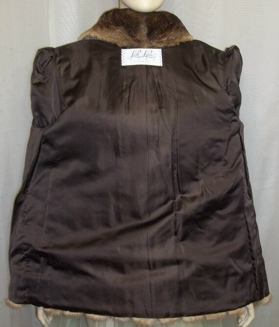 Vintage Lark Lynn Mink Beaver Fur Jacket Coat Wom… - image 5