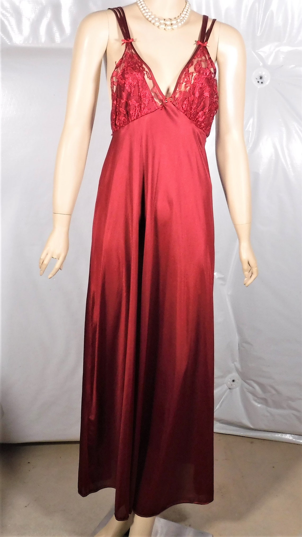 Vintage Petra Fashions Full Sweep Nightgown Nightie Medium | Etsy