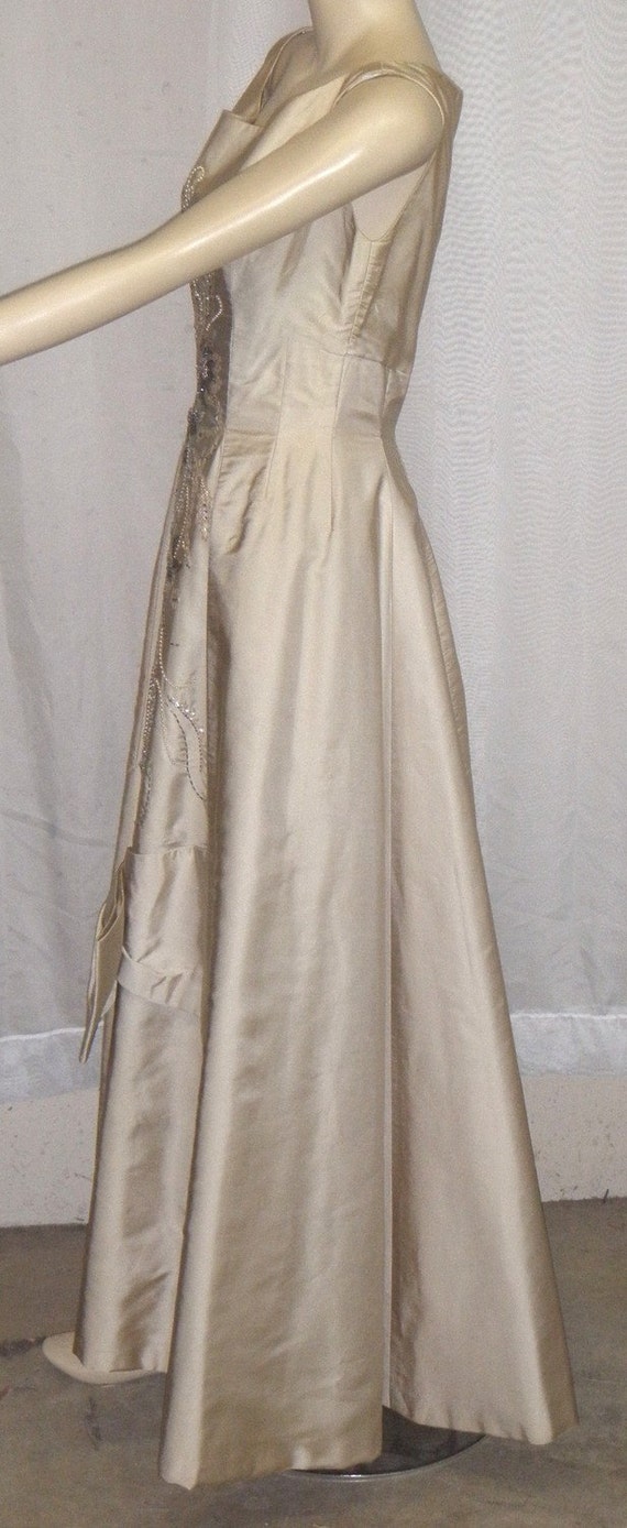 Vintage 1950's Custom Made OOAK Prom Party Dress … - image 4