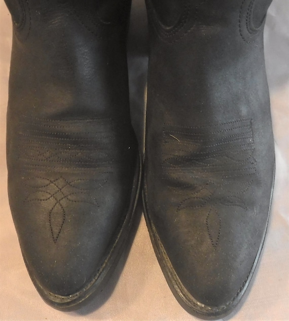 Bottes Motard Vintage Durango PHOENIX Cuir Huilé Marron - USA - Taille 12