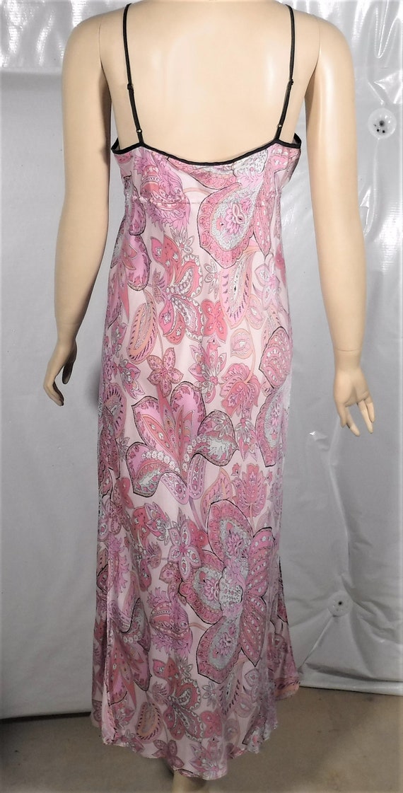 Vintage Silx by August Silk Pink Nightgown Nighti… - image 5