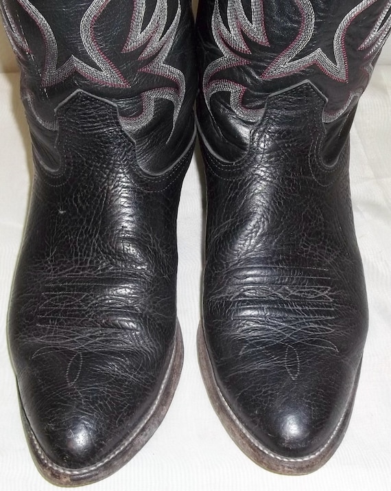 Vintage Mens Nocona Leather Cowboy Western Boots … - image 2