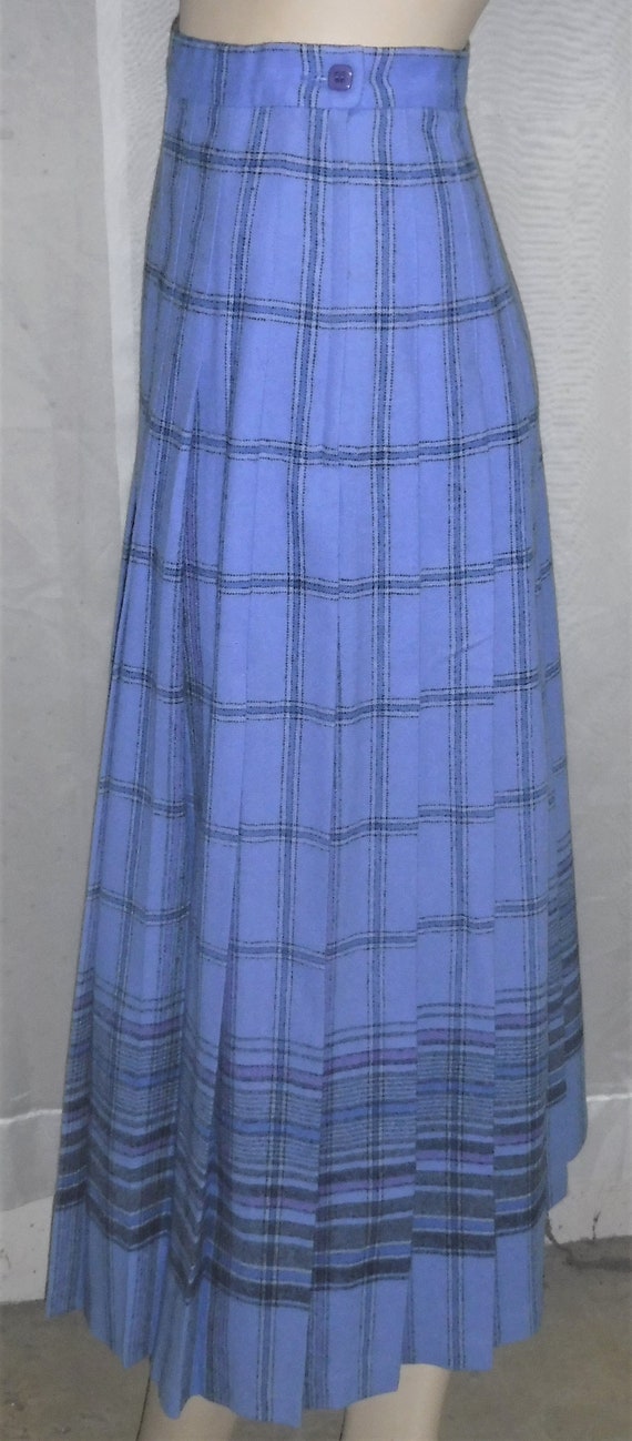 Vintage Pendleton Mills Wool Midi Skirt Women's S… - image 2