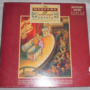Vintage NOS Springbok Hallmark Mystery Of The Vanishing Magician Houdini Story Series Sealed Bag 500 Puzzle
