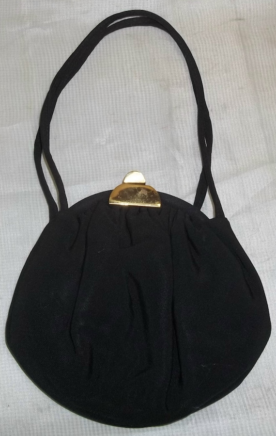 Vintage 1950's JR Formal Handbag Acetate Clutch Pu