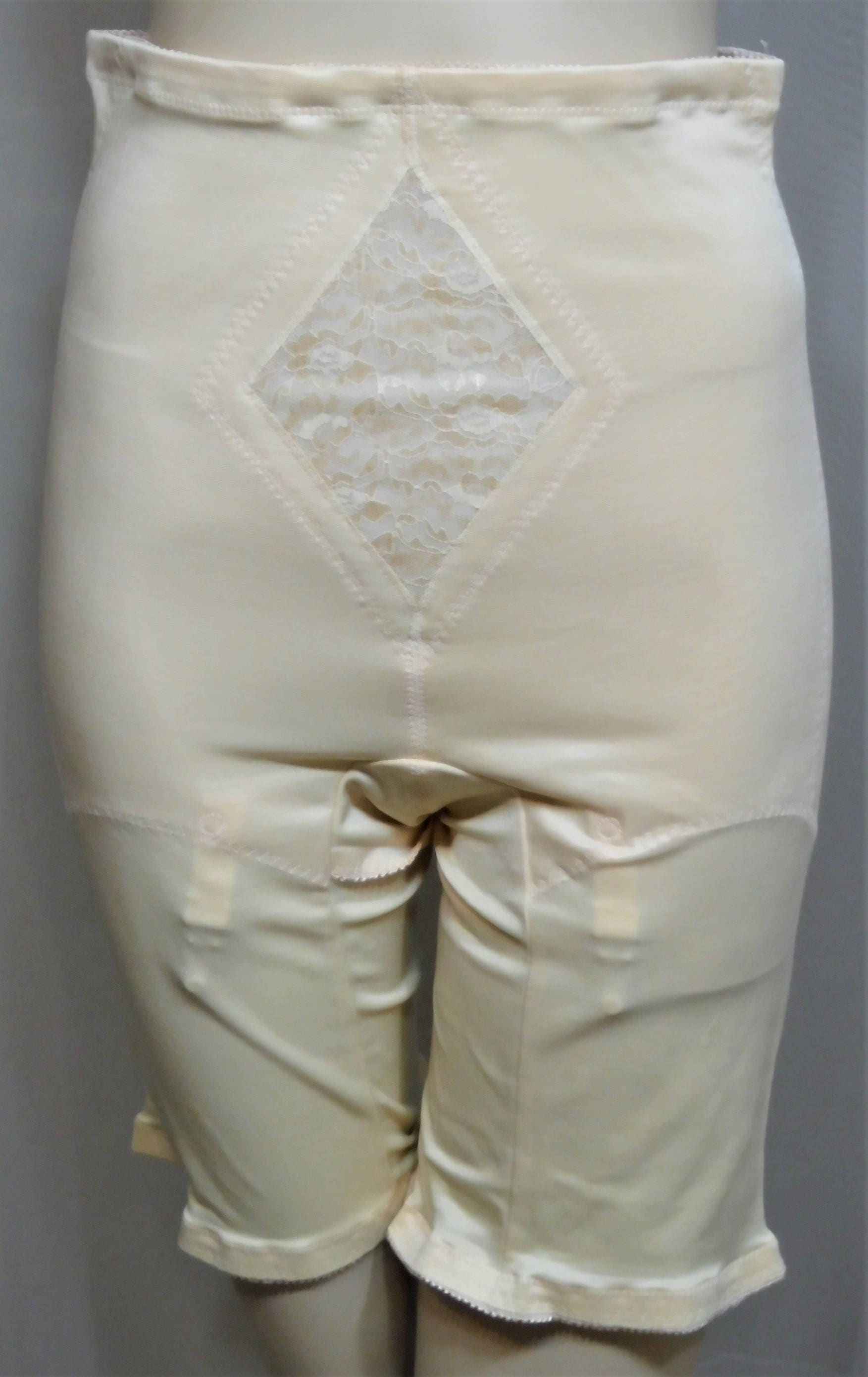 Vintage NOS Rago High Waist Long Leg Girdle Split Open Crotch