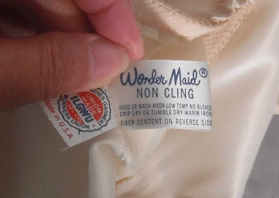 Vintage Deadstock Wonder Maid Non Cling Half Slip… - image 6