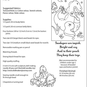 Baby Snodager E-pattern pdf image 5