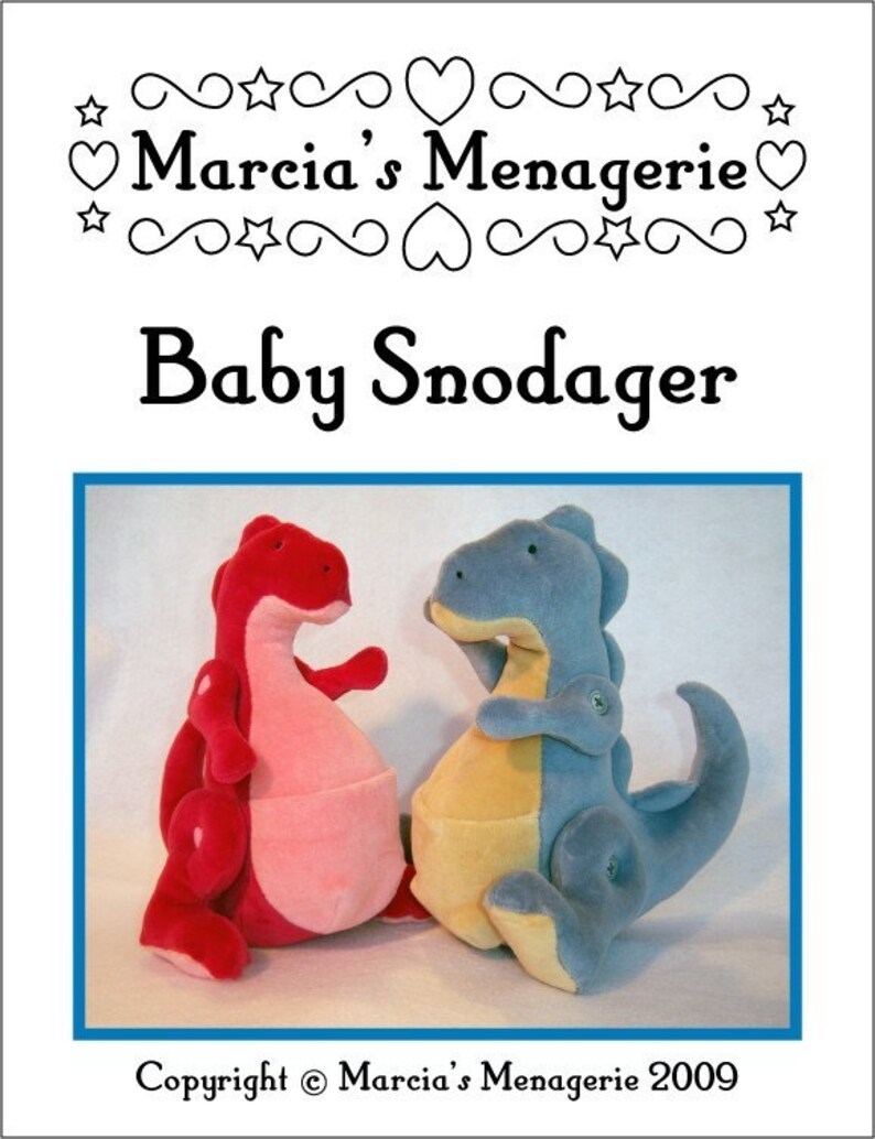 Baby Snodager E-pattern pdf image 1