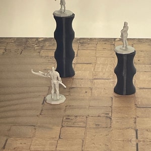 Ferramenta de elevação de terreno TTRPG empilhável | Indicador de altura de 1"x1"x1" | Opções magnéticas ou ajustadas