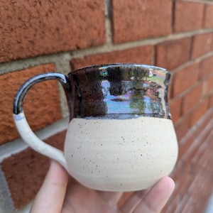 Iridescent Speckled Blue Mug