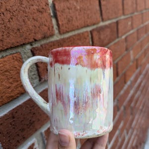 Iridescent Red Mug