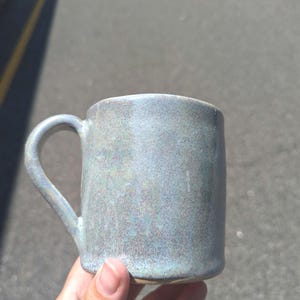 Iridescent Light Blue Mug