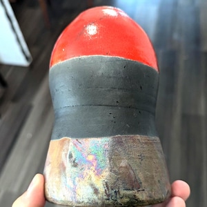 Ceramic Raku Decorative Vase