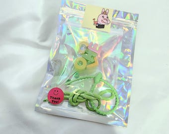 Basic Keyring DIY Kit – Personalized Name Keychain Set, Goodie Bag Favorite, Craft Gift for Kids and Parties