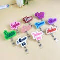 Personalized Name Badge Reel: Custom Retractable ID Badge Holder
