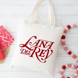 Lana Del Rey inspiriert - Baumwolltasche, Schultertasche, Geschenk für sie, Einkaufstasche, Geburtstagsgeschenk, Canvastasche