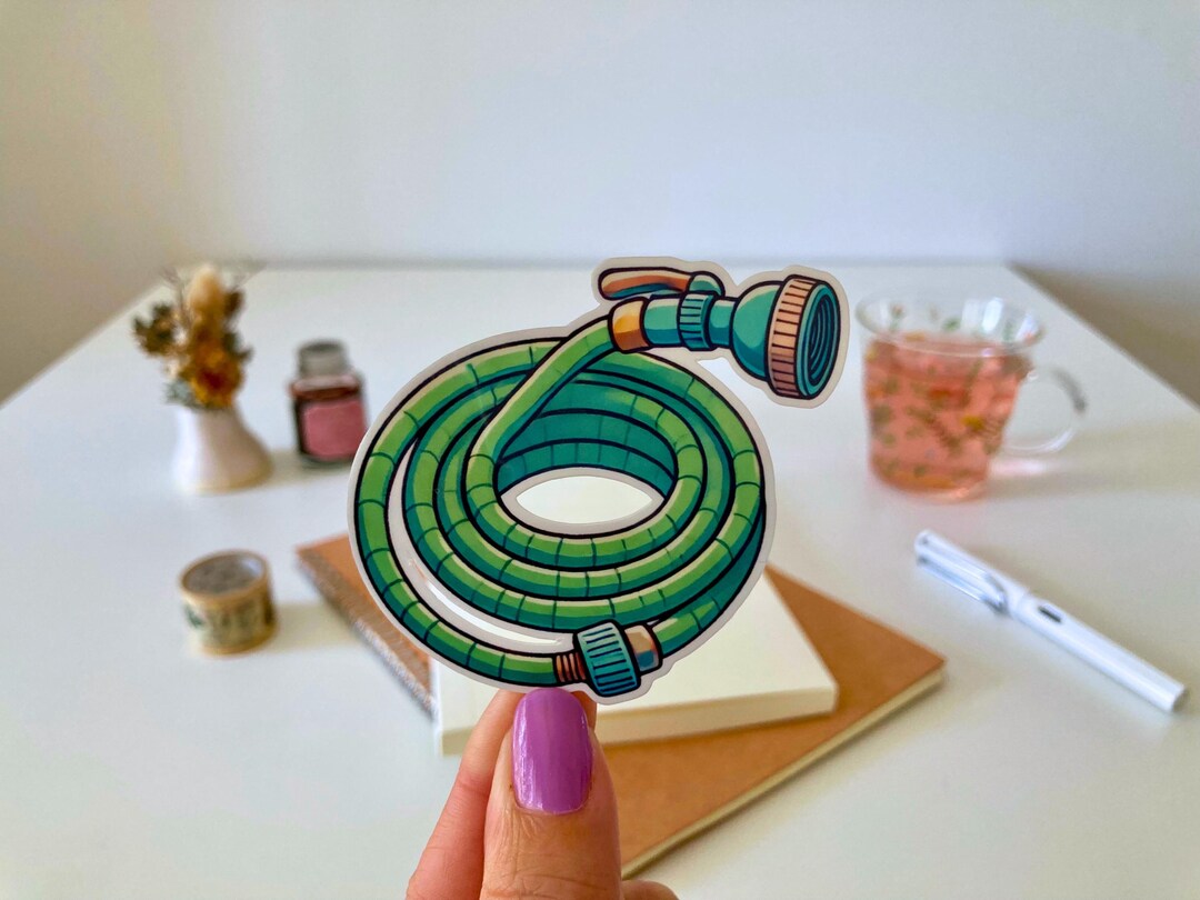Hose Sticker Garden Hose Sticker: Waterproof Cottagecore Gardening Decal - Etsy