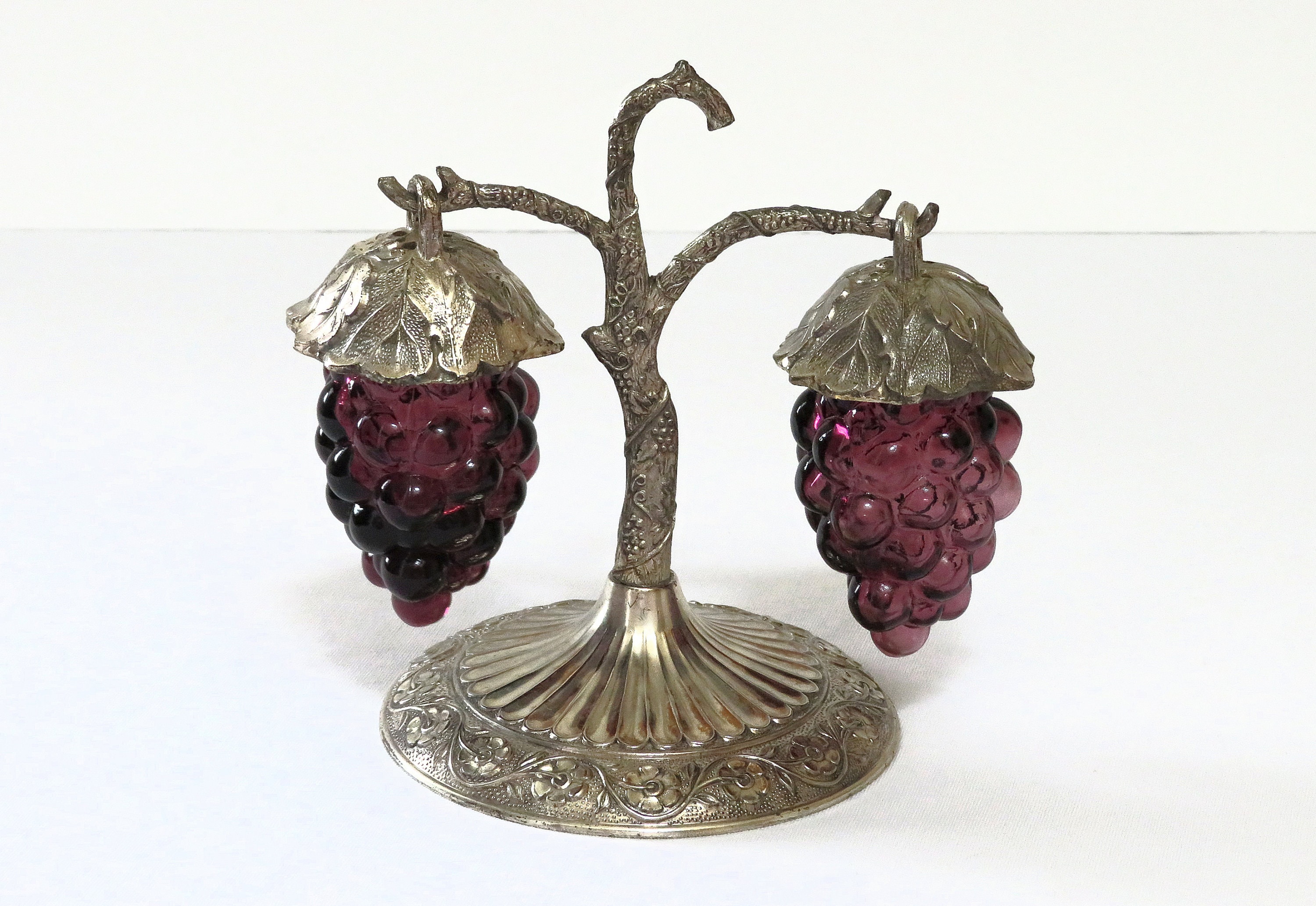 Purple Hanging Grapes Salt and Pepp