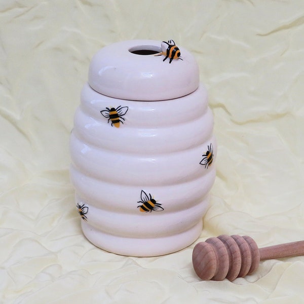 Ceramic Honey Pot Etsy