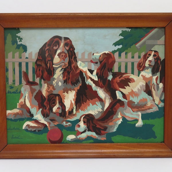 Paint by Number Dog Etsy