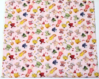 Dolls & Doll Clothes Hi-Fashion Fabric Timeless Treasures 1998 1 yd L 44" W light-weight cotton new unused fabric sewing supplies materials