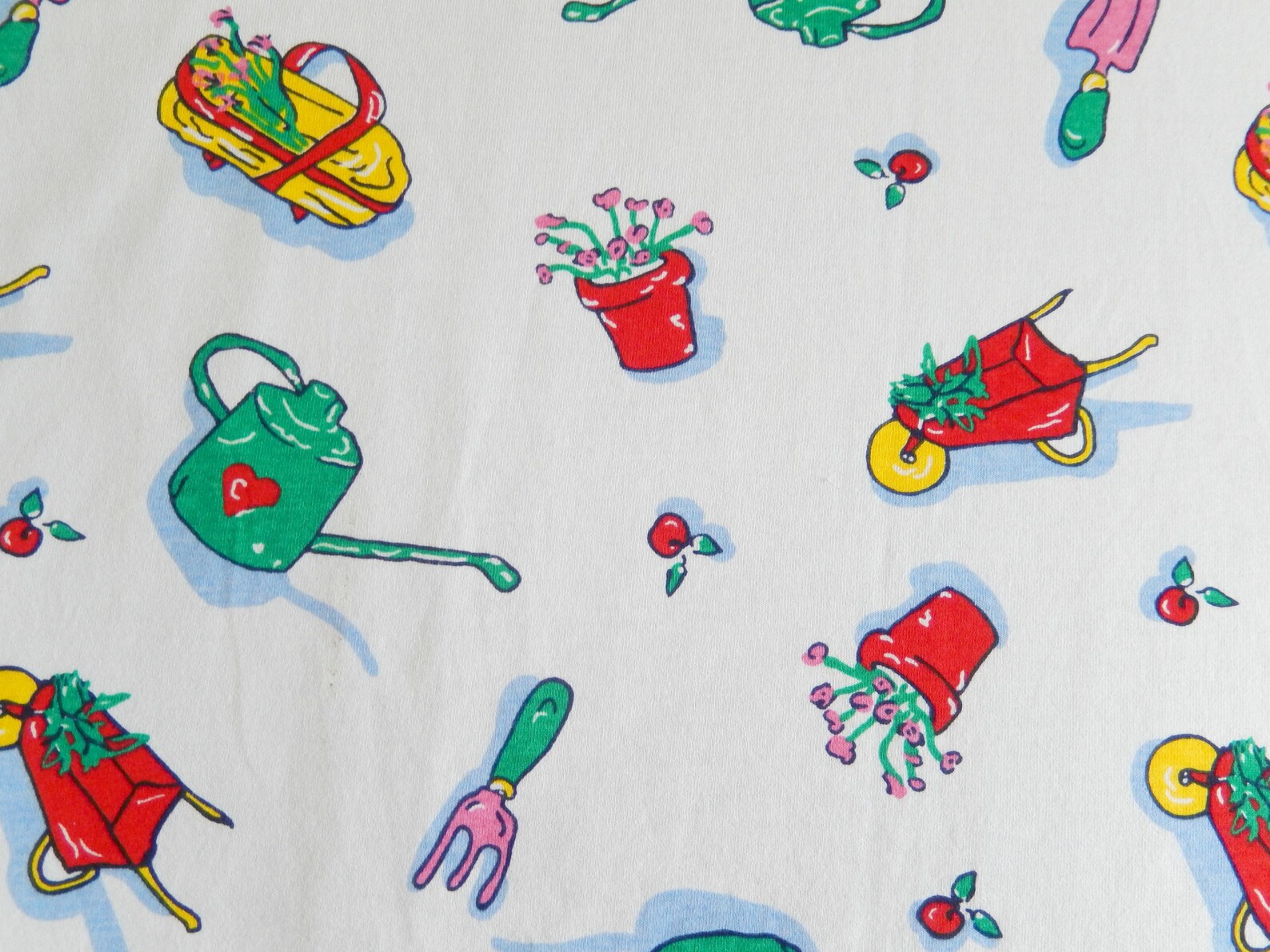 Gardening theme fabric sewing supply 3.3 yards long 66 Etsy
